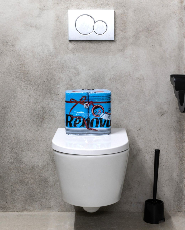 RENOVA, Papier toilette Bleu 6x12