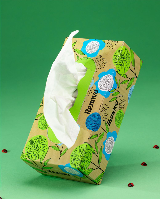 Rouleau de film à bulles vert 80% recyclé - Butterfly Packaging