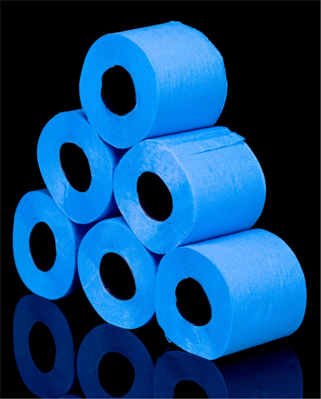  Renova Toilet Roll - Blue Paper (6 Roll Standard Pack) :  Bathroom Tissue : Health & Household