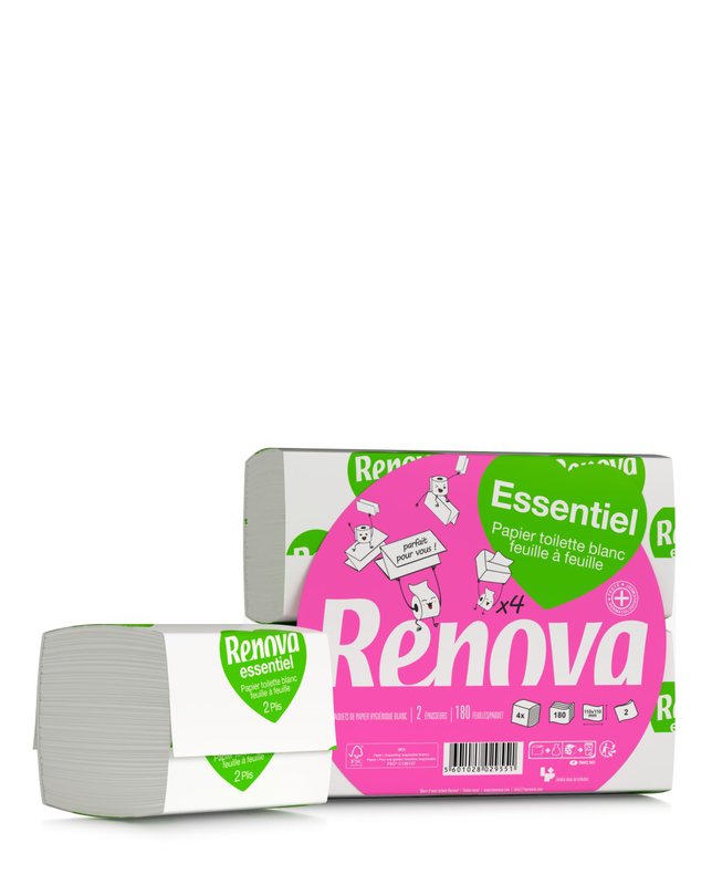 Composition RENOVA Papier toilette humide get fresh get clean