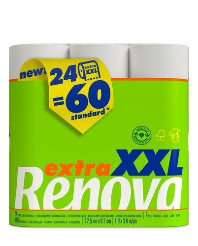 RENOVA  Papier toilette 3 plis Renova Design, L'édition d'Hiver