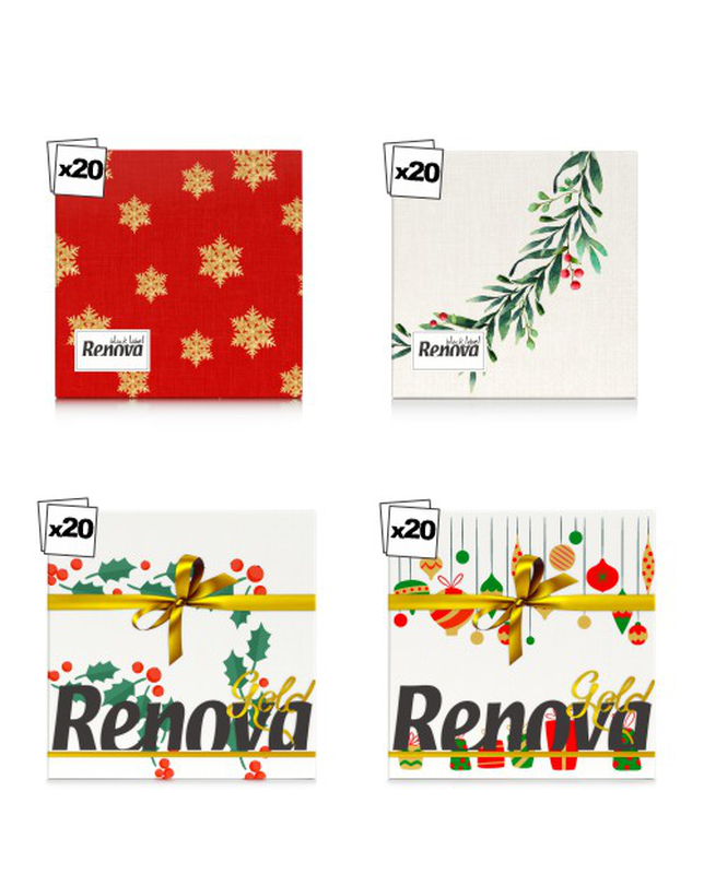 RENOVA | Coffre de Noël Renova | Noël 2023 | Décoration de Noël | Multi Pack