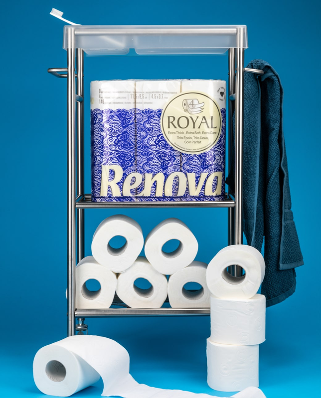 96 rouleaux de papier toilette Renova à 9.99 € au lieu de 19.99 €