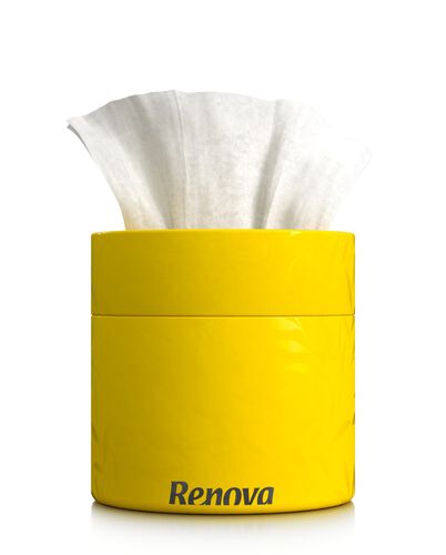RENOVA, Renova's Blue Facial Tissues