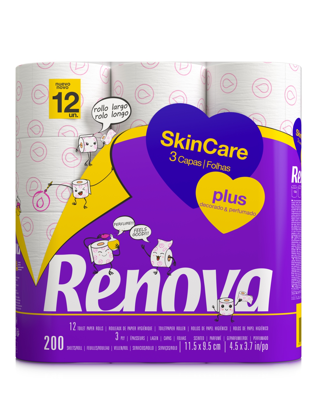 RENOVA, Papel higiénico Skin Care Plus de Renova.
