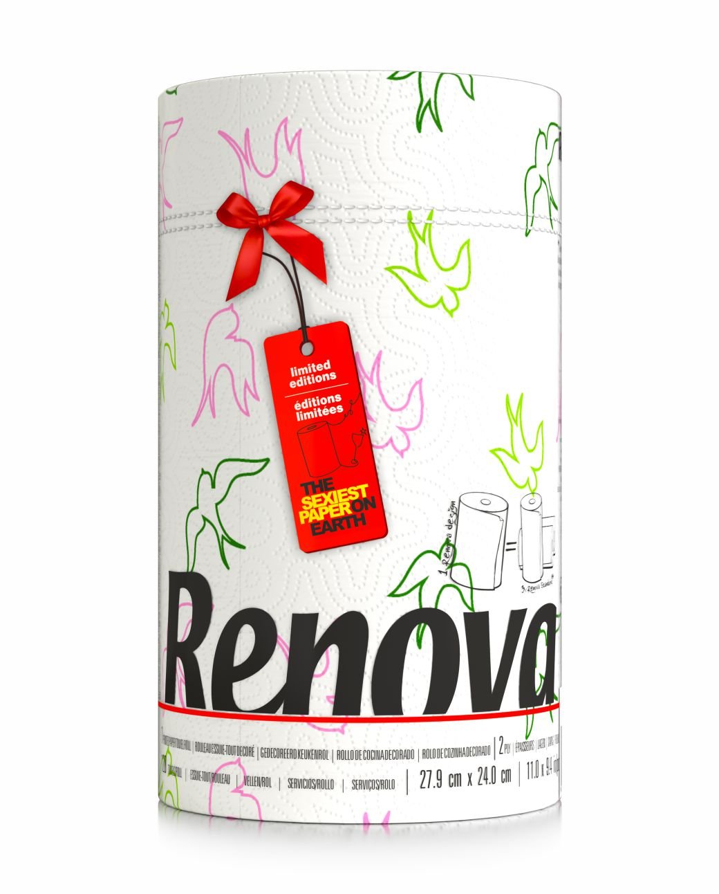 Details about   Renova Stylish budget ROLL/KITCHEN ROLL XXL 120 Sheets in Various Colours show original title 