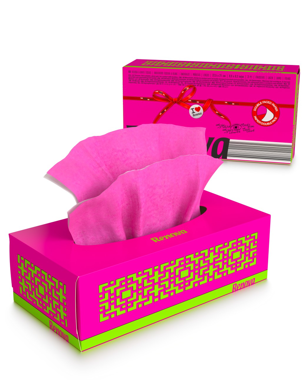 Caja de pañuelos de papel Cubierta de madera Pink Flamingo perfecto Regalo  -  México