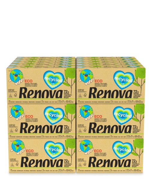 Buy Facial Tissues 100 Recycled 30x72 For Eur 61 46 Renova Pt